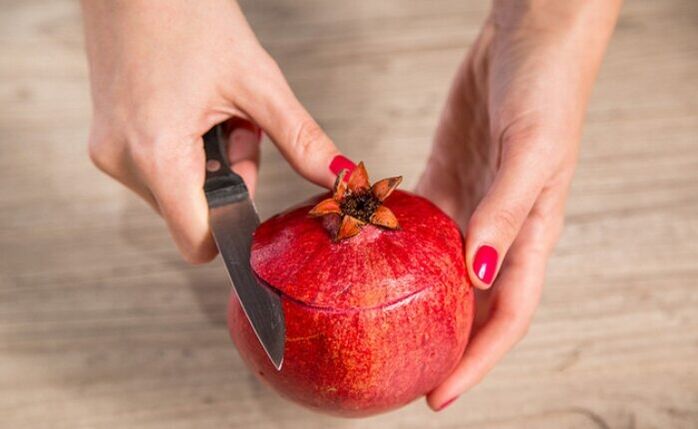Granatapfel zur Entfernung von Parasiten aus dem Körper
